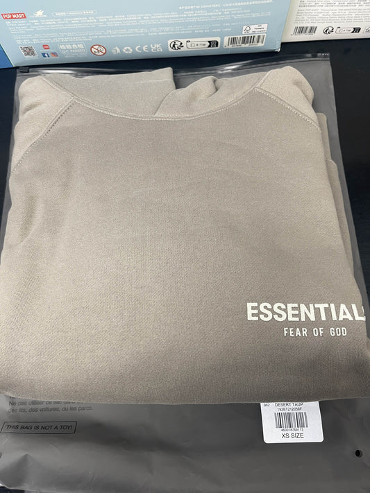 Essentials Hoodie Desert Taupe - X Small