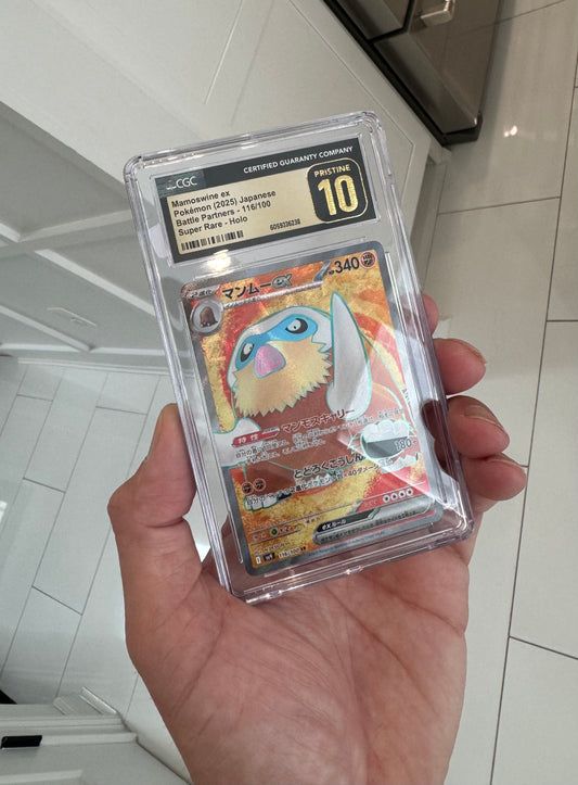 2025 Pokemon Mamoswine EX JP CGC Pristine 10