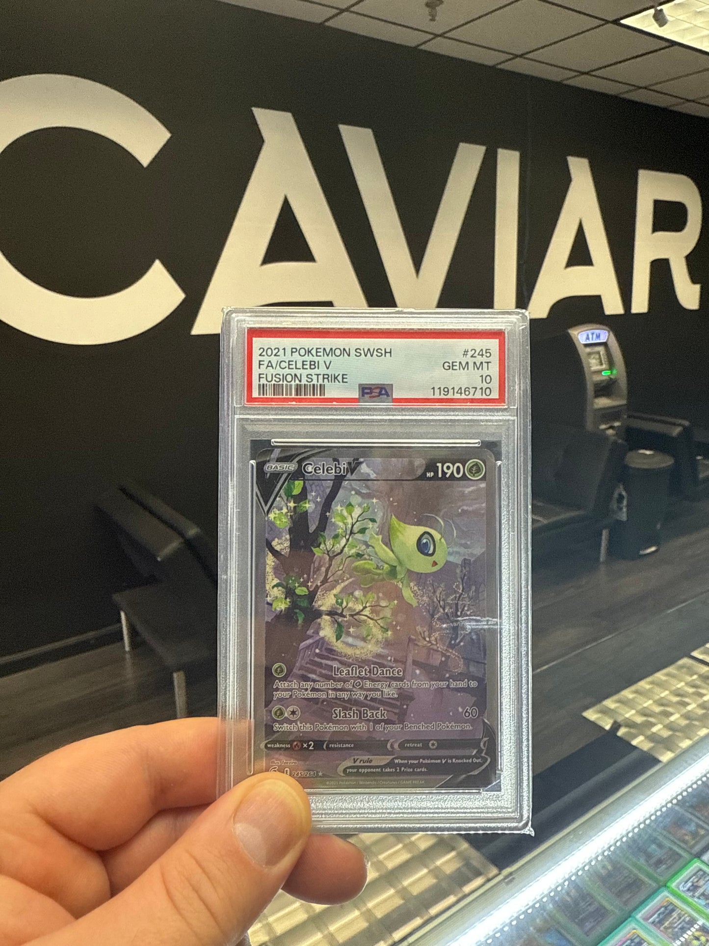 2021 Pokemon Celebi V PSA 10