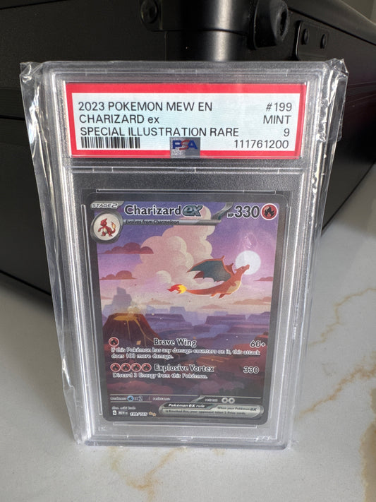 2023 Pokemon Charizard EX PSA 9