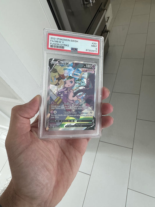 2021 Pokemon Swsh251 Mew V Fusion Strike PSA 9