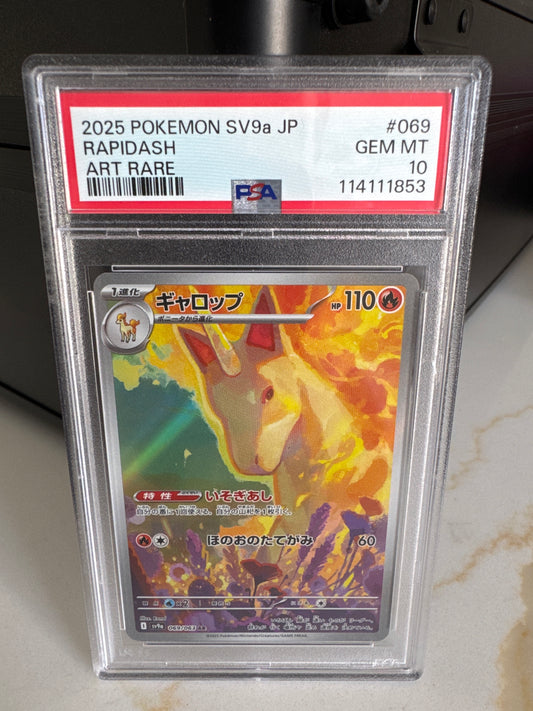 2025 Pokemon Rapidash JP PSA 10