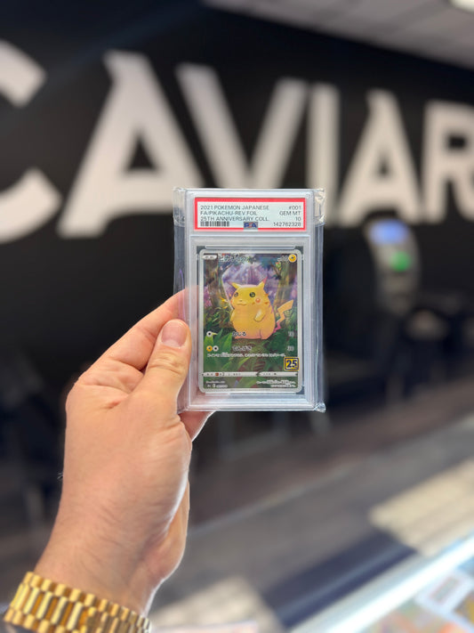 2021 Pokemon Japanese Pikachu 25th PSA 10