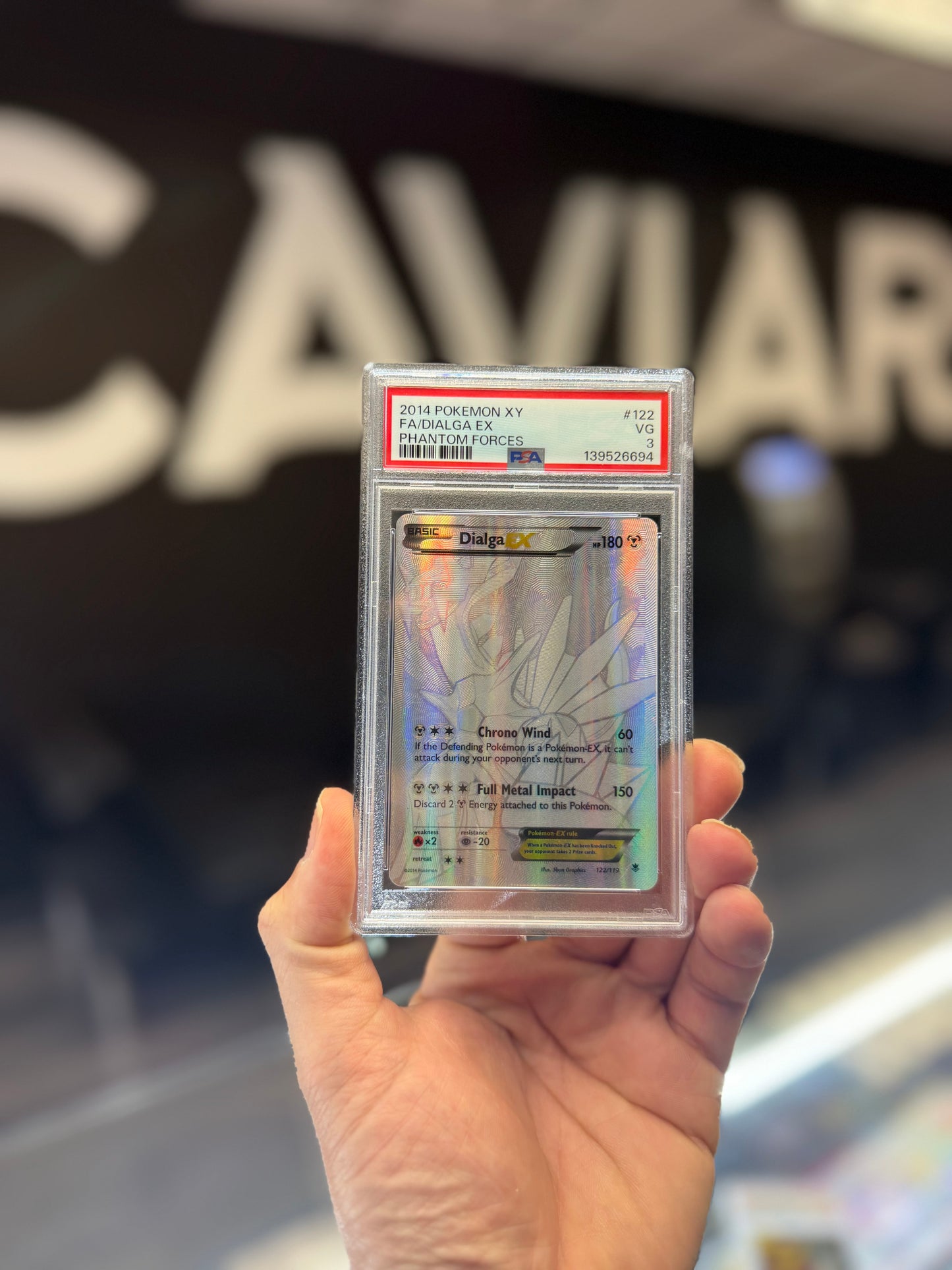 2014 Pokemon XY Dialga PSA 3