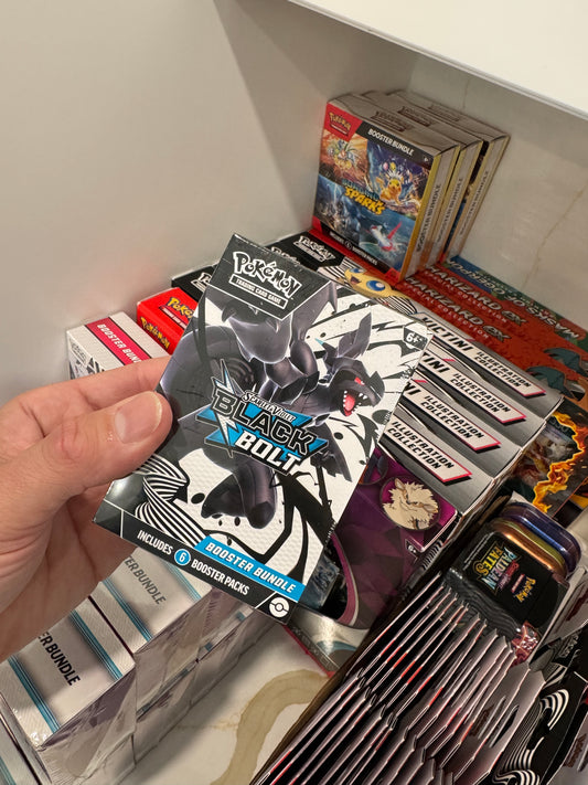 Pokemon Scarlet & Violet BLACK BOLT Booster Bundle 2025