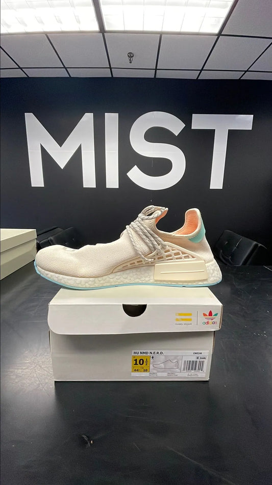 Adidas NMD HU - Pharrell NERD Chalk White | Size 10.5M