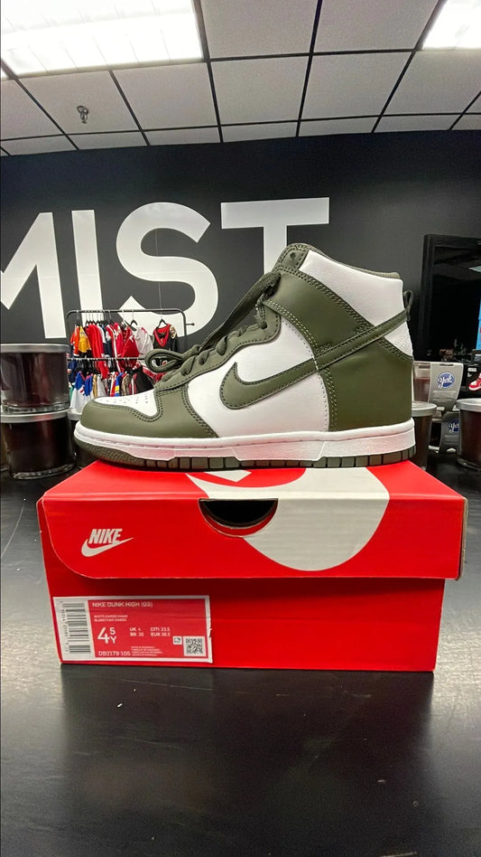 Nike Dunk High - Cargo Khaki | Size 4.5Y