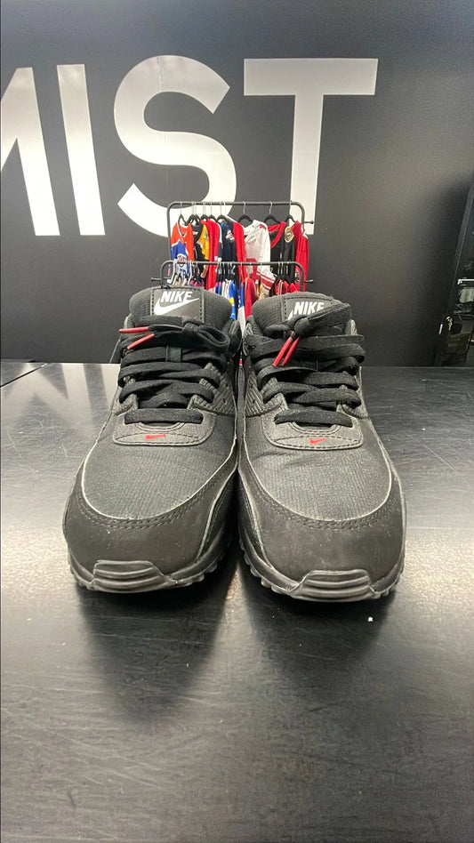 Air Max 90s - Black Sport Red | Sz 9.5M