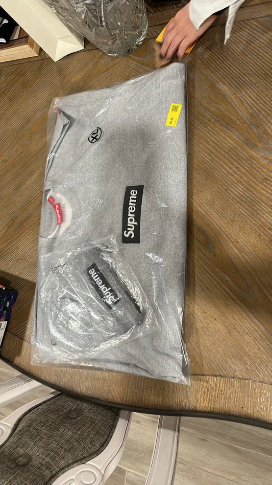 Supreme Box Logo Crewneck w/ Matching Beanie